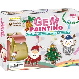 Zestaw do tworzenia breloków i zawieszek - Święty Mikołaj 143225799 - Manyuk Toys