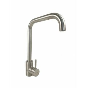 Cherry mosogatótakaró szett 80 cm X 50 cm X 80 cm, rozsdamentes mosogató bal medencével, szögletes rozsdamentes csapteleppel és lefolyószifonnal