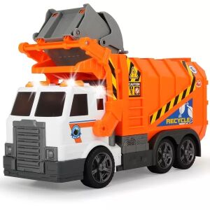 Maşină de gunoi - portocalie 143249125 - Mașină de lucru pentru copii