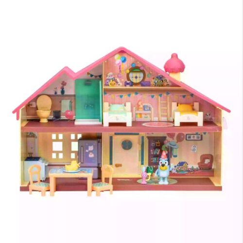 Bluey Ünnepi családi ház babaház bútorokkal és figurákkal - TM Toys