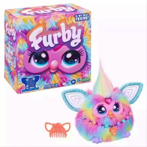Furby: figurină interactivă - Tie Dye - limba engleză 143249953 - Plușuri interactive