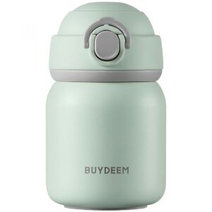 Termos BUYDEEM TAN200, 200 ml, Capac cu filet și închidere etanșă, Oțel inoxidabil, Verde