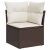 vidaXL Kerti Kanapé Szett tárolóval 6 pcs Barna Poli rattan 143278556