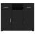 vidaXL Bufet cu sertar cu ușă Negru 88,5 x 30,5 x 73 cm Lemn compozit 143303252