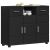 vidaXL Bufet cu sertar cu ușă Negru 88,5 x 30,5 x 73 cm Lemn compozit 143303252