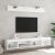 vidaXL 5 darab fehér szerelt fa fali TV-bútor LED-del 143303996
