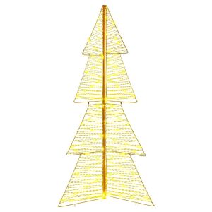 vidaXL Karácsonyfa 160 LED-del Meleg fehér 150 cm PET 143312426 - Karácsony