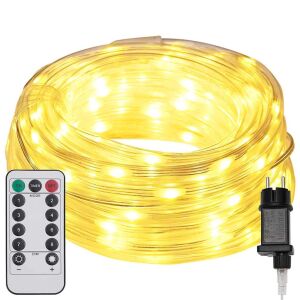vidaXL Lumină cu sfoară cu 240 LED Alb cald 10 m PVC 143313400 - Ghirlande luminoase, Decoratiuni de Craciun exterioare, Decorațiuni pentru pomul de Crăciun, Decorațiuni de Crăciun și Costume de Moș Crăciun