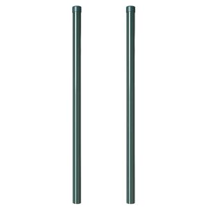vidaXL Kerítoszlopok 2 pcs Zöld 100 cm Porszórt Acél 143323703 - Kert