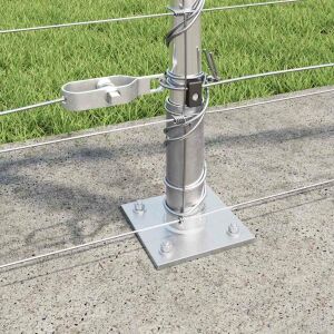 vidaXL Legelőkerítés Ezüst 25 x 1.2 m Horganyzott acél 143326622 - Kert