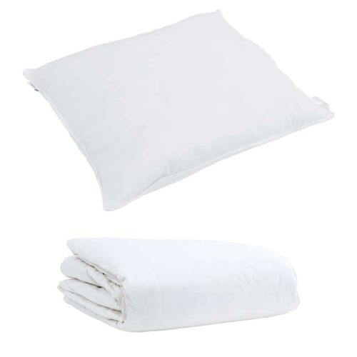 vidaXL Nyári Takarmány párnával 2 pcs Fehér Levegőpárna 143329813