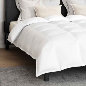 vidaXL Set de Pături cu pernă 3 pcs Alb Pene de rață 143334005 - Lenjerie de pat