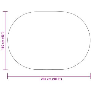 vidaXL Szőnyeg ZIZUR Krém PP 143337240 - Lakberendezés