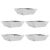 vidaXL Kerti Tál Ültető 5 pcs Ezüst 50 x 50 x 15 cm Horganyzott acél 143338930