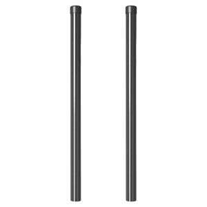 vidaXL Kerítoszlopok 2 pcs Szürke 50 cm Porszórt Acél 143341303 - Kert