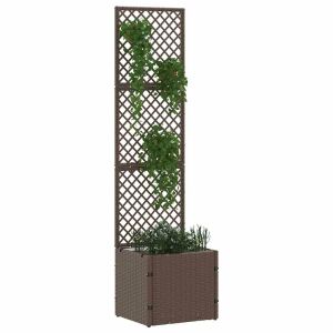vidaXL Jardinieră Maro 35 x 30 x 135 cm Metal 143344669 - Ghivece pentru flori
