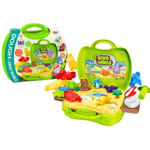 Play-Doh Dinoszaurusz Világ Kreatív Készlet Zöld Bőröndben