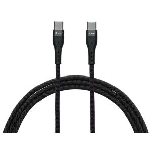 Tracer TRAKBK47493, USB C apa - USB C apa, 1 m, 60 W, 480 MB/s, Fekete, Kábel 143351980 - Tracer