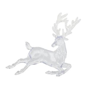 Rénszarvas karácsonyfa medál csillogó karácsonyi dekoráció