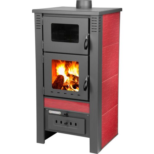 Strend Pro TAURUS kályha sütővel, piros, 12 kW 143354180