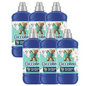 Koncentrat do płukania tkanin Coccolino Water Lily & Pink Grapefruit, 6 butelek na 306 prań - Detergent