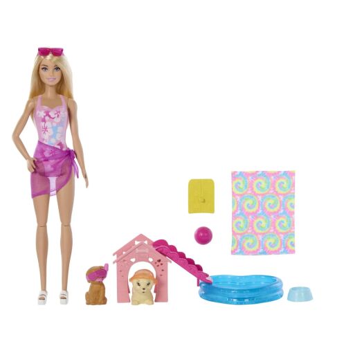BARBIE SZÍNVÁLTOZTATÓS KISKUTYA MEDENCEBULI