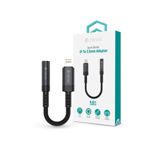 Devia iPure Series Lightning/AUX 3,5 mm audió adapter - fekete 143354929 - Devia