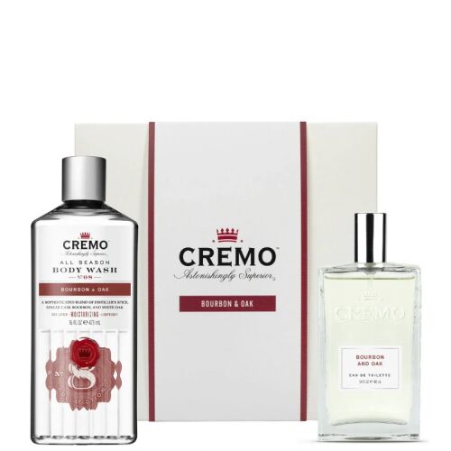 CREMO - BOURBON &amp; OAK Ajándékcsomag Zuhanyzselé 473 ml + Eau de Toilette 100 ml 143359771
