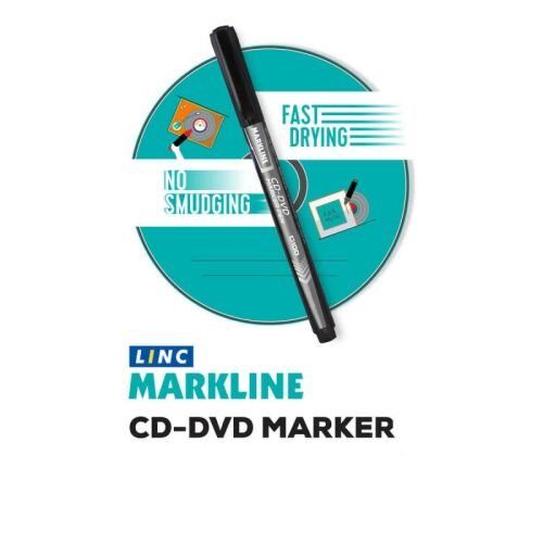Linc Markline CD/DVD Marker, gyorsan száradó, nem kenődik