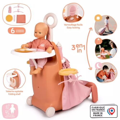 Baby Nurse: 3-w-1 centrum dla dzieci, walizka na kółkach 143359948