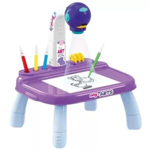 Projektorski crtaći stol - ljubičasti
