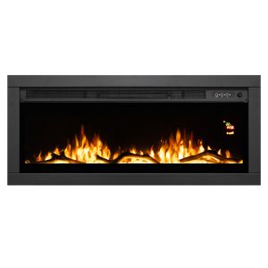 HOME FKKI08 elektromos látványkandalló beépíthető/fali, max. 2000 W, fényeffekt, 2 fokozat, heti időzítés, távirányító FKKI08