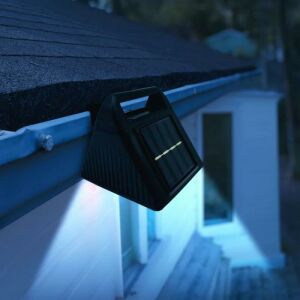 Ereszcsatornára szerelt szolár lámpa, kültéri világítás - Napelemes lámpa