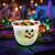 Halloween édesség vödör tele finomságokkal