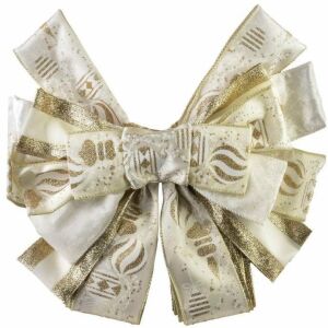 Santa Lila 32x130 cm beugró masni, elegáns bézs-arany színben