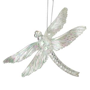 Santa Lila Átlátszó Zsákmány Dísz – Vörös Farkú 11 cm