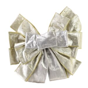 SANTA LILA Kokarda 32x130cm beżowy 143372417 - Ozdoby choinkowe