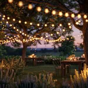 Șir de lumini inteligent - 100-240V - 25 LED-uri alb cald - 15 m - Bluetooth 144168925 - Ghirlande luminoase