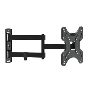 TV fali tartó csuklós karral, forgatható és dönthető, 17 - 42, VESA 75x75, 100x100, 200x200 mm