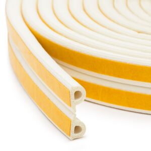 Bandă de Etanșare Autoadezivă pentru Uși și Ferestre - Profil P - 6 m - Alb 144169889 - Bandă de etanșare