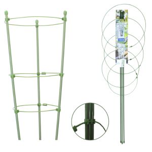 Suport pentru plante cu inele, înălțime 40 cm, verde 143379796 - Suporturi și țăruși pentru plante