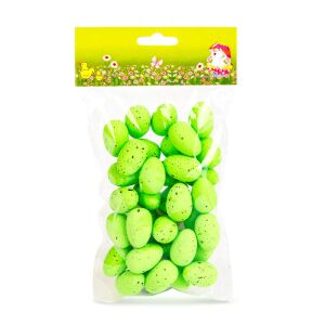 Ouă de Paște colorate din burete - 3 culori - 3x2 cm - 36 buc/pachet 143380987 - Decorațiuni de Paște