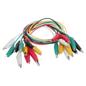 Set de Clești Crocodil Mini cu 10 bucăți, Cablu de 37 cm 144169128 - Încărcătoare de baterii auto