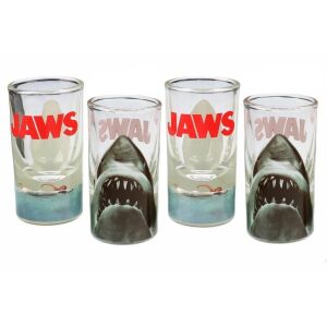 Cápa Jaws 4 db-os felespohár készlet 25 ml 143384372 - Ajándéktárgy