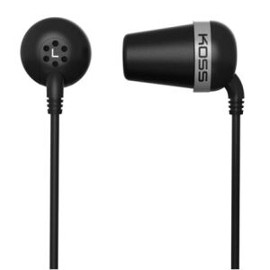Koss | Kopfhörer | DER STECKER-KLASSIKER | Kabelgebunden | In-Ear | Geräuschunterdrückung | Schwarz 143384435 - Computer und Zubehör