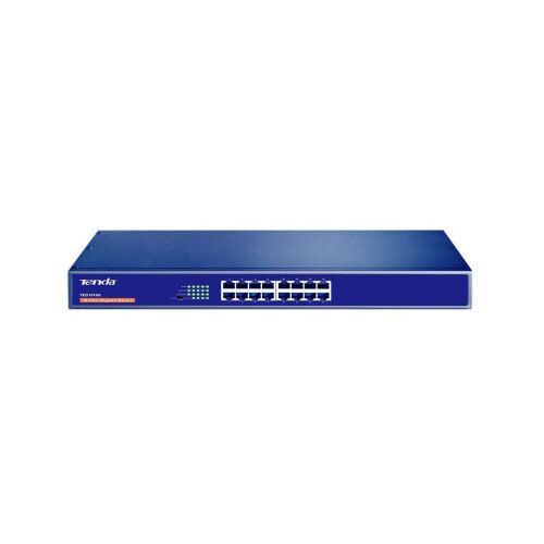 Comutator de rețea Tenda TEG1016G Gigabit Ethernet negestionat (10/100/1000) 1U Albastru 143384546