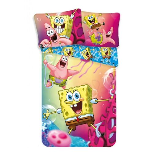 Pamut lepedők 140x200 Spongya Bob Kanciastoporty 0920 Patrick Starfish SpongeBob 143388462