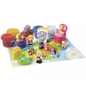 Playgo Pet Salon Knetset mit Formen und Zubehör zur Herstellung von Haustierfiguren. - Playgo