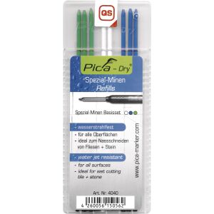 Pica DRY Vízálló Jelölőkréta betét 2.8mm - Vegyes színek (8db/csomag) 143395562 - Írószer kiegészítő