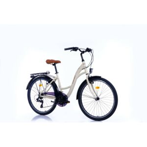 Corelli Glowie 28 könnyűvázas női trekking kerékpár 51 cm Krém 143395872 - Corelli